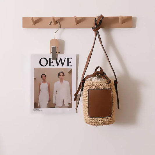 Lafite Straw Bucket Bag Women's Crossbody Woven Beach Vacation Tote Versatile Summer Handbag Fashionable Rural Style